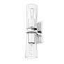 Z-Lite Titus 17 1/2" High Chrome 2-Light Wall Sconce