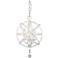 Z-Lite Tull 12" Wide Matte White 3-Light Orb Chandelier