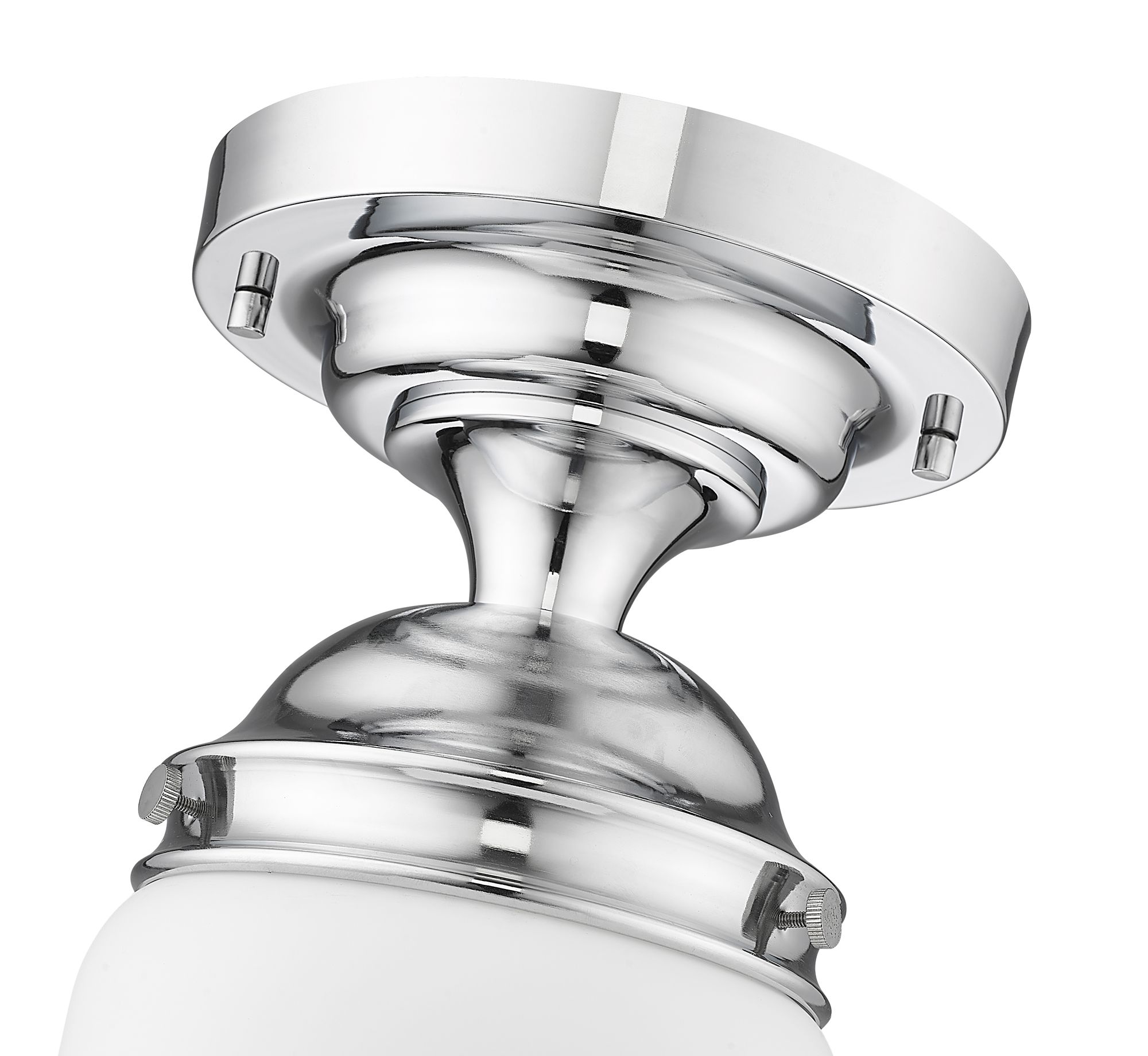 Image 7 Z-Lite Vaughn 10 1/2" Wide Chrome Ceiling Light more views