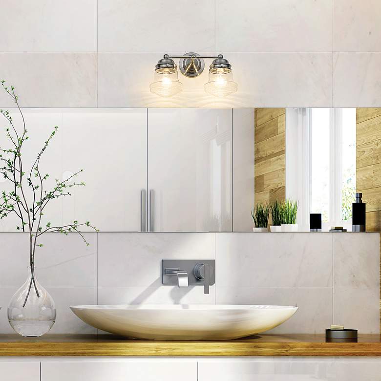 Image 4 Z-Lite Vaughn 2 Light Vanity in Brushed Nickel more views