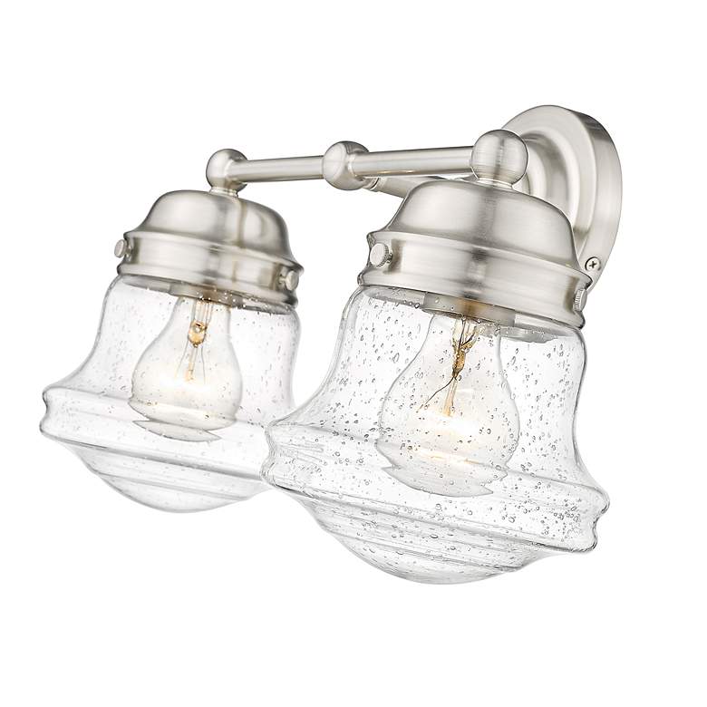 Image 7 Z-Lite Vaughn 2 Light Vanity in Brushed Nickel more views