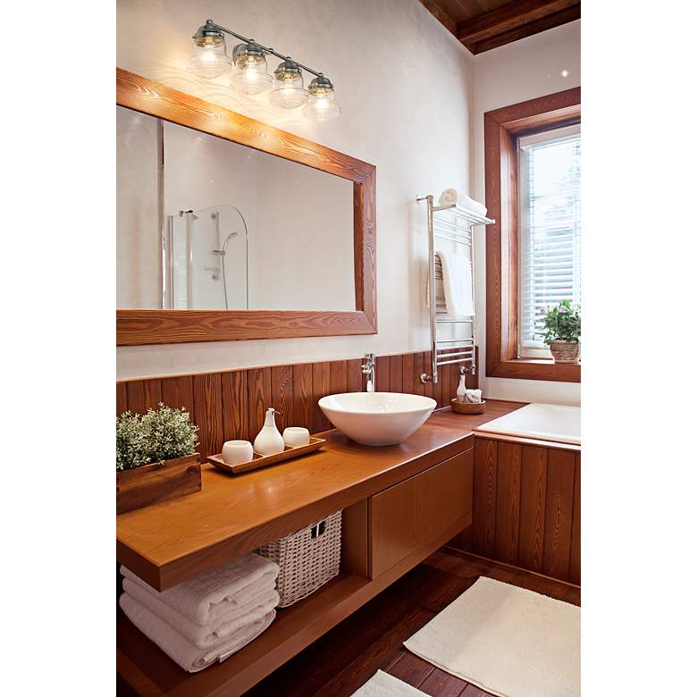 Image 4 Z-Lite Vaughn 4 Light Vanity in Brushed Nickel more views