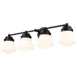 Z-Lite Vaughn 4 Light Vanity in Matte Black