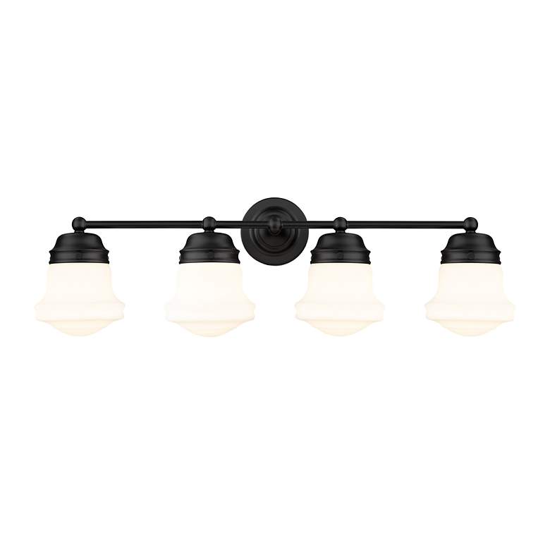 Image 5 Z-Lite Vaughn 4 Light Vanity in Matte Black more views