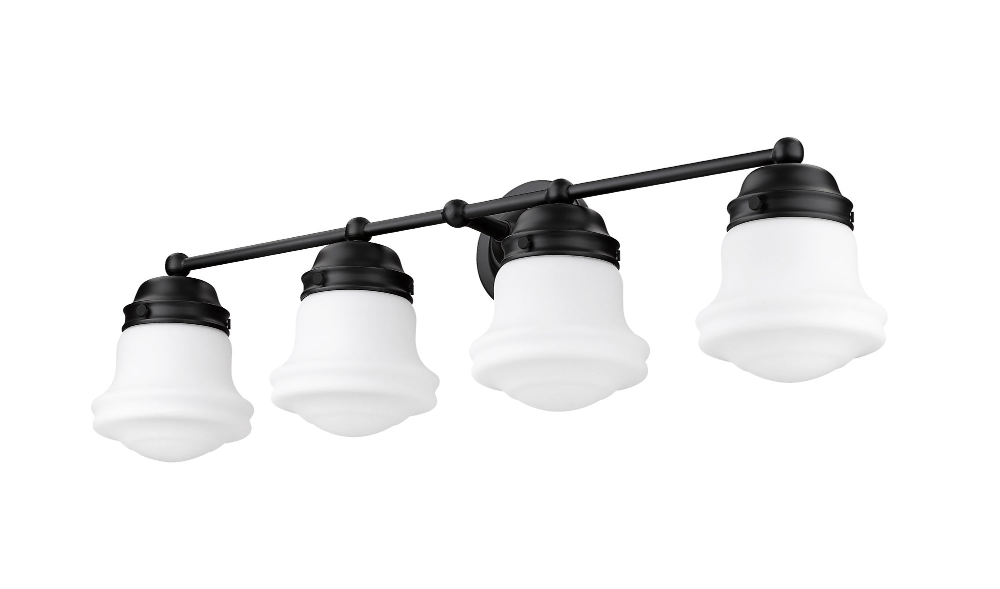 Z-Lite Vaughn 4 Light Vanity in Matte Black