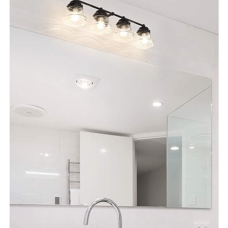 Image 5 Z-Lite Vaughn 4 Light Vanity in Matte Black more views
