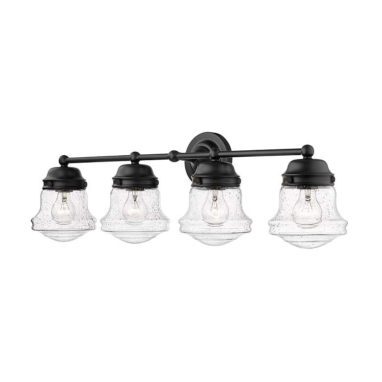 Image 7 Z-Lite Vaughn 4 Light Vanity in Matte Black more views