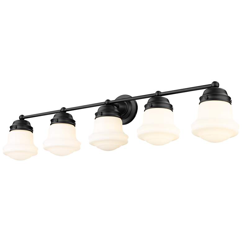 Image 2 Z-Lite Vaughn 5 Light Vanity in Matte Black