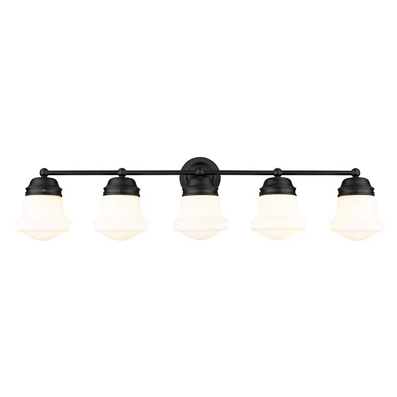 Image 5 Z-Lite Vaughn 5 Light Vanity in Matte Black more views