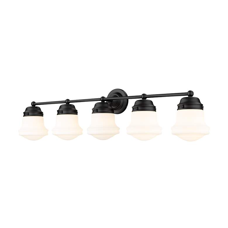 Image 6 Z-Lite Vaughn 5 Light Vanity in Matte Black more views