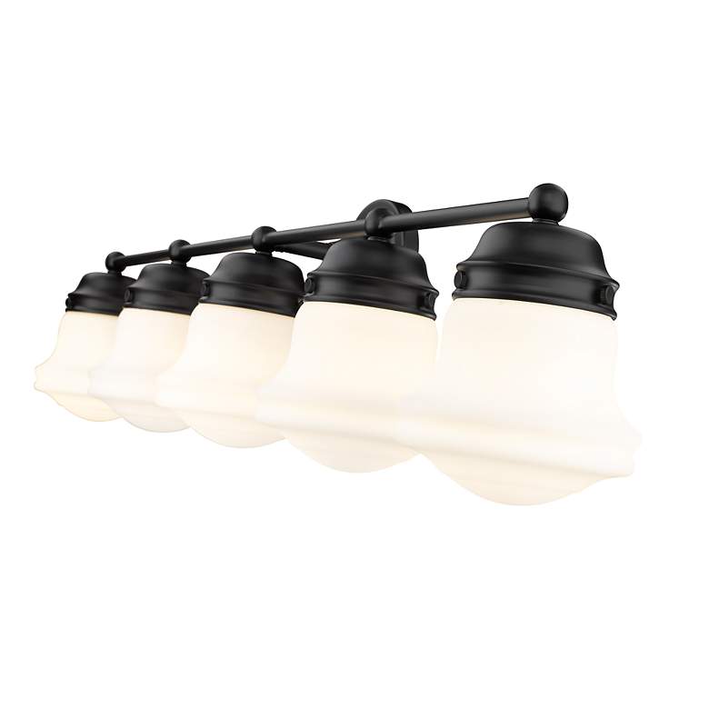 Image 7 Z-Lite Vaughn 5 Light Vanity in Matte Black more views