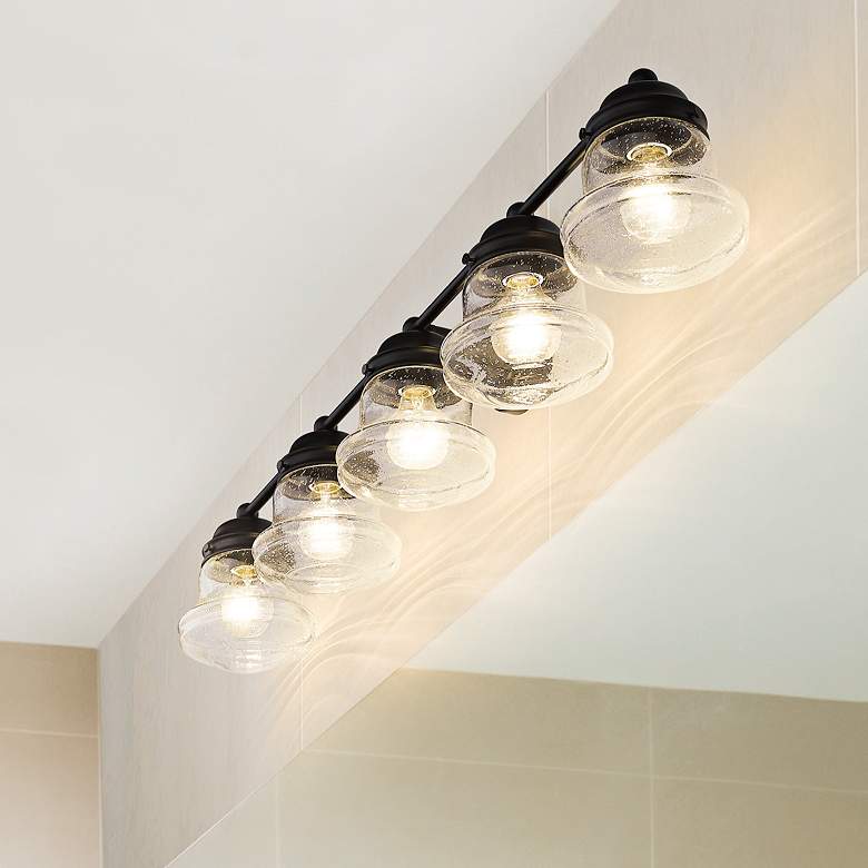 Image 2 Z-Lite Vaughn 5 Light Vanity in Matte Black