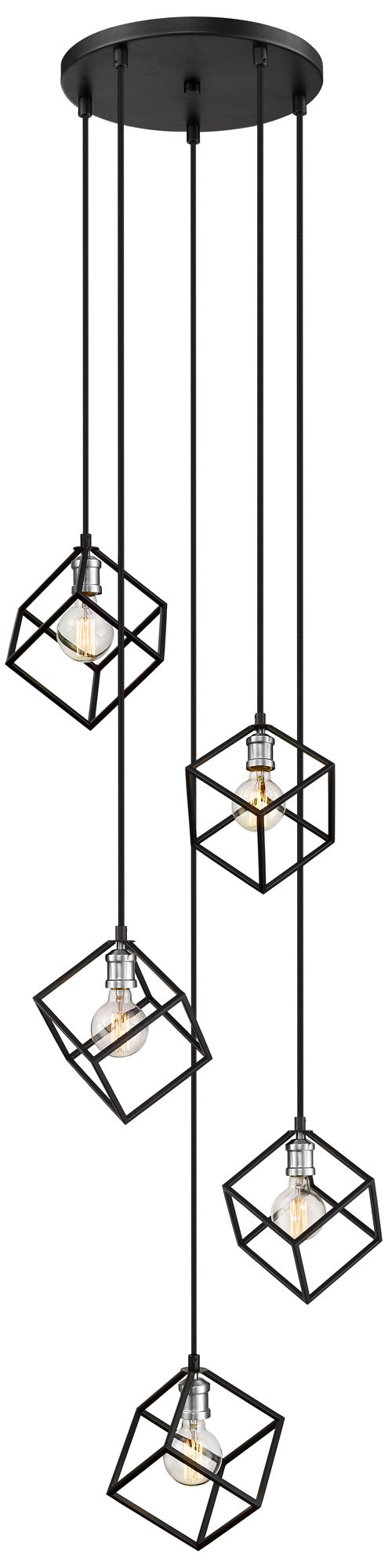 Z-Lite Vertical Black Collection