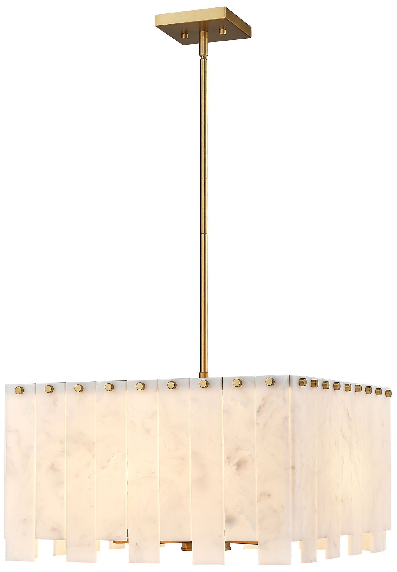 Z-Lite Viviana 19 3/4" Wide Rubbed Brass Pendant Light