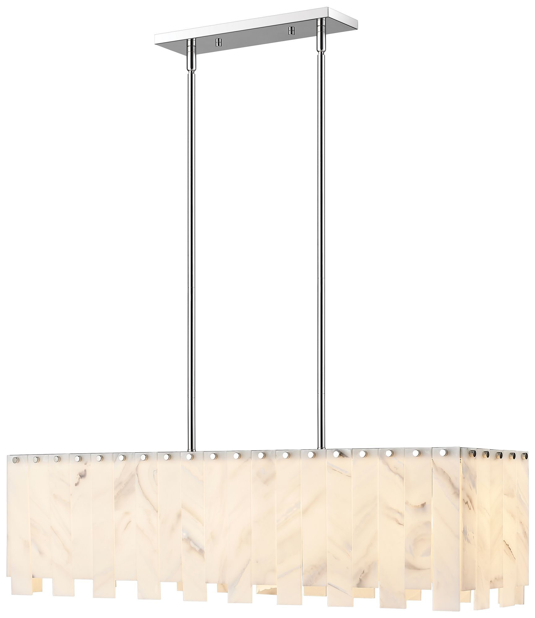 Image 3 Z-Lite Viviana 40 3/4" Wide Polished Nickel Linear Pendant