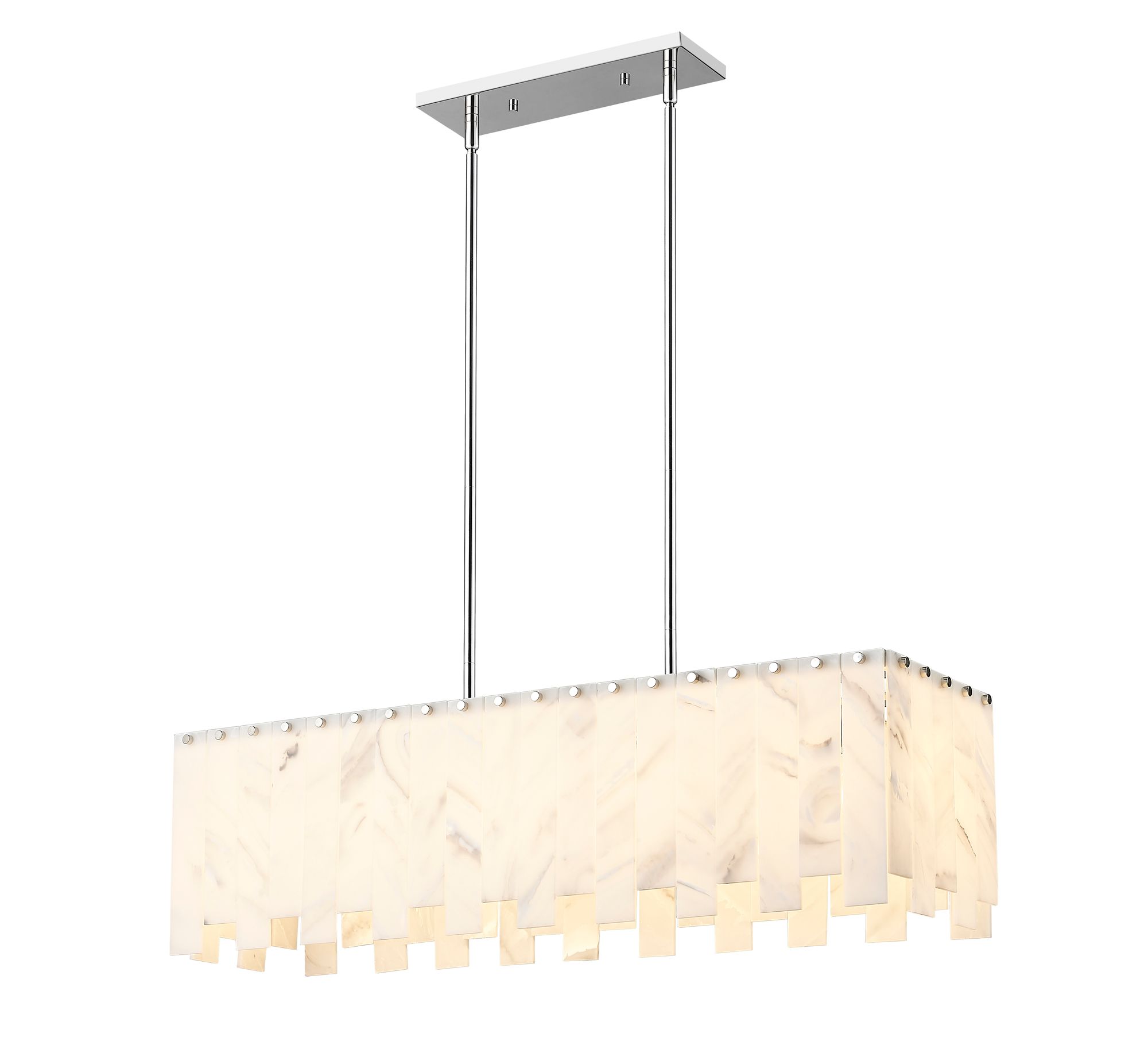 Image 6 Z-Lite Viviana 40 3/4" Wide Polished Nickel Linear Pendant more views