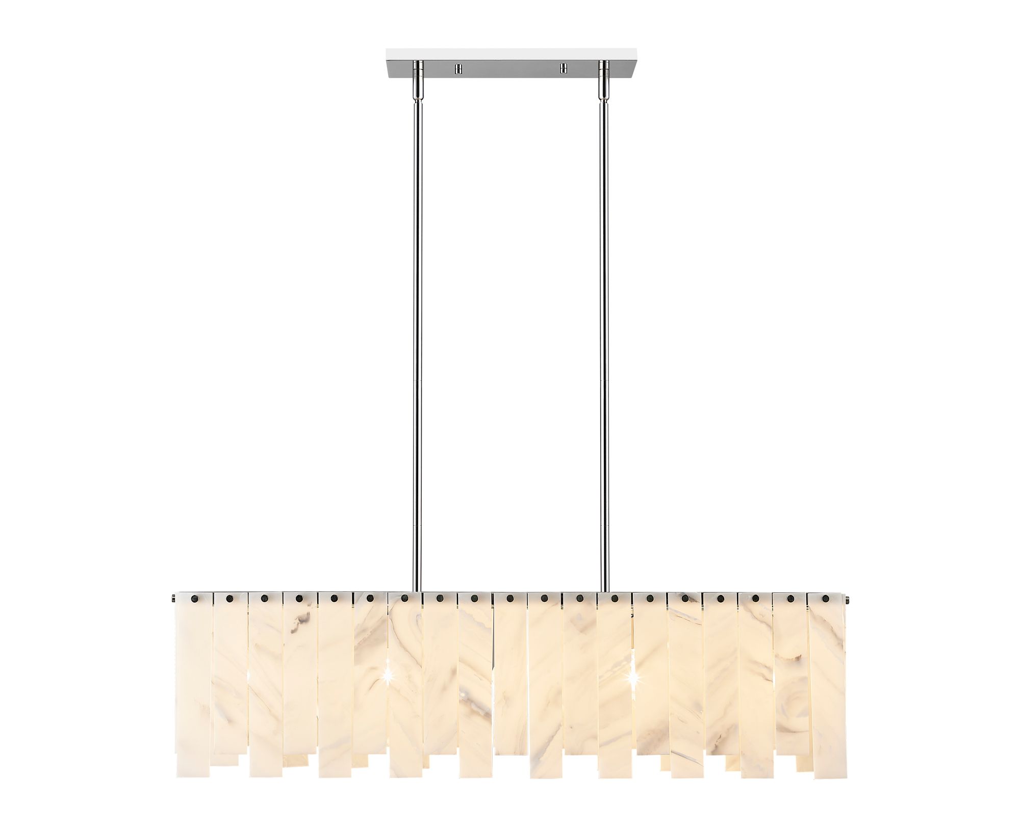 Image 7 Z-Lite Viviana 40 3/4" Wide Polished Nickel Linear Pendant more views