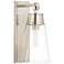 Z-Lite Wentworth 1 Light Wall Sconce in Brushed Nickel