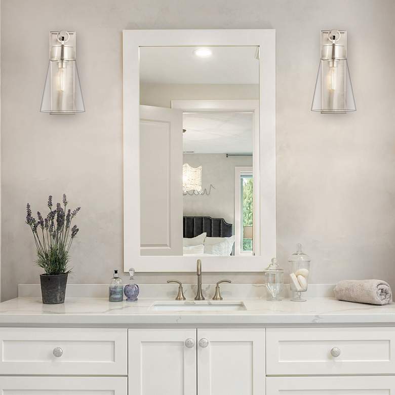 Image 4 Z-Lite Wentworth 1 Light Wall Sconce in Brushed Nickel more views