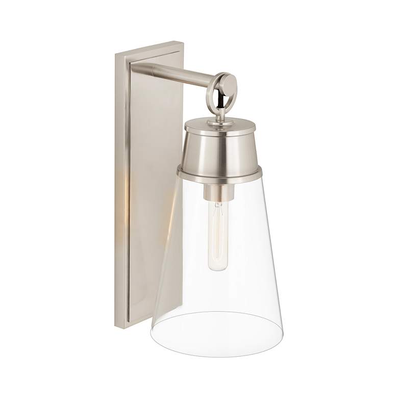Image 6 Z-Lite Wentworth 1 Light Wall Sconce in Brushed Nickel more views
