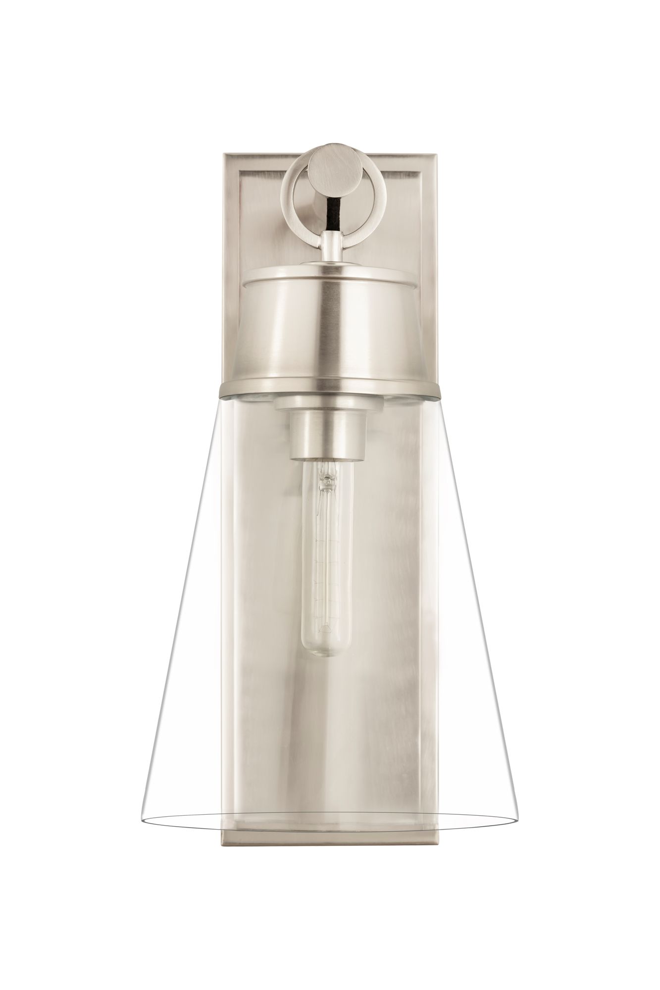 Z-Lite Wentworth 1 Light Wall Sconce in Brushed Nickel