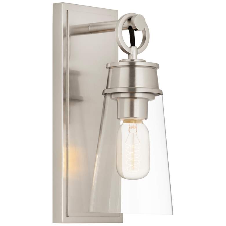 Image 1 Z-Lite Wentworth 1 Light Wall Sconce in Brushed Nickel