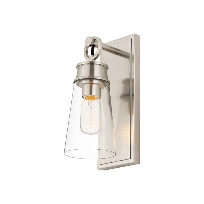 Image 5 Z-Lite Wentworth 1 Light Wall Sconce in Brushed Nickel more views