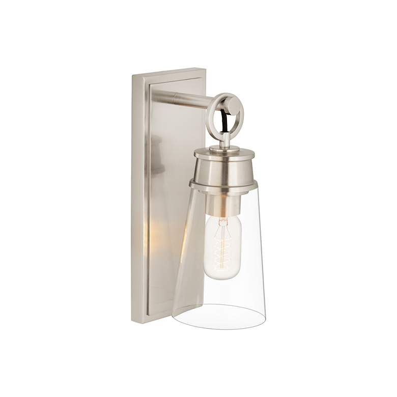 Image 6 Z-Lite Wentworth 1 Light Wall Sconce in Brushed Nickel more views