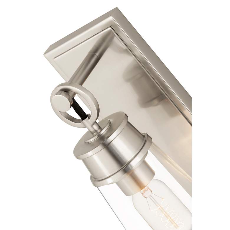 Image 7 Z-Lite Wentworth 1 Light Wall Sconce in Brushed Nickel more views
