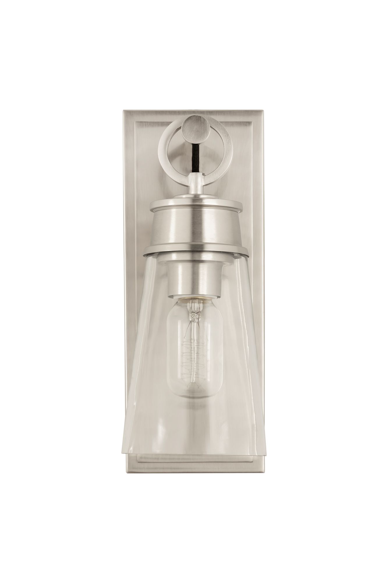 Z-Lite Wentworth 1 Light Wall Sconce in Brushed Nickel