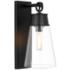Z-Lite Wentworth 1 Light Wall Sconce in Matte Black