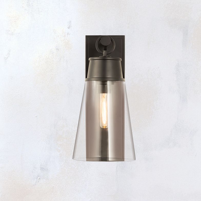 Z-Lite Wentworth 1 Light Wall Sconce in Matte Black