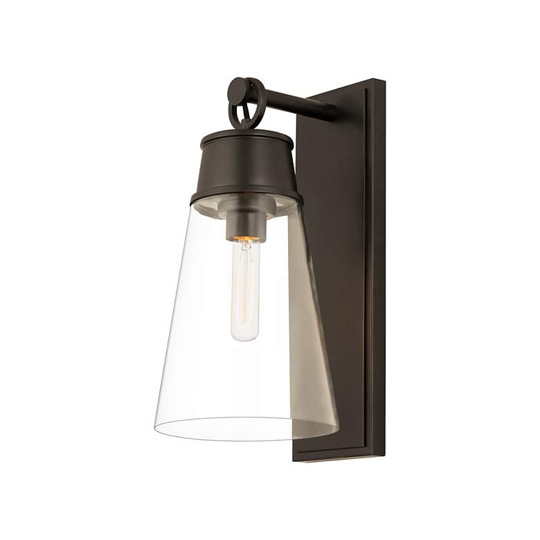 Image 4 Z-Lite Wentworth 1 Light Wall Sconce in Matte Black more views