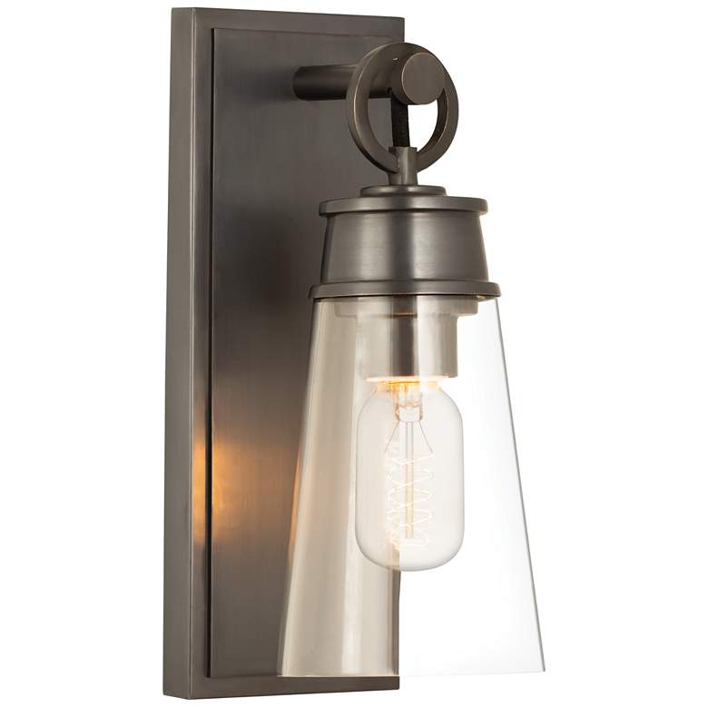 Image 1 Z-Lite Wentworth 1 Light Wall Sconce in Plated Bronze