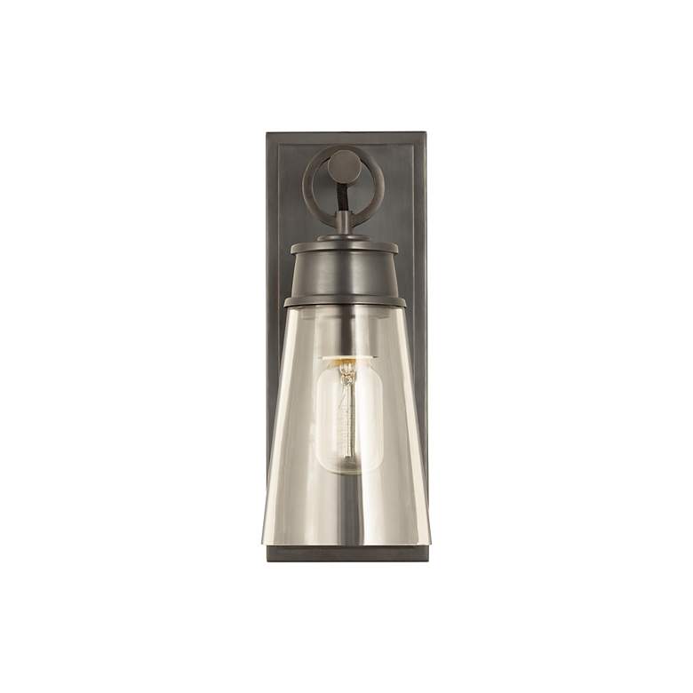 Image 7 Z-Lite Wentworth 1 Light Wall Sconce in Plated Bronze more views