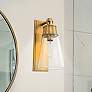 1_Z-Lite Wentworth 1 Light Wall Sconce in Rubbed Brass