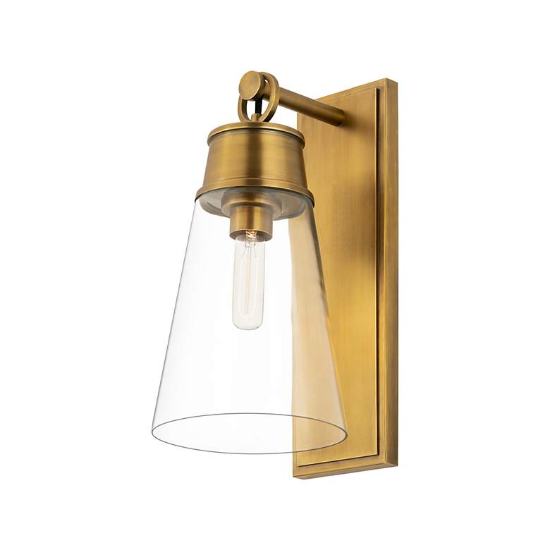 Image 5 Z-Lite Wentworth 1 Light Wall Sconce in Rubbed Brass more views