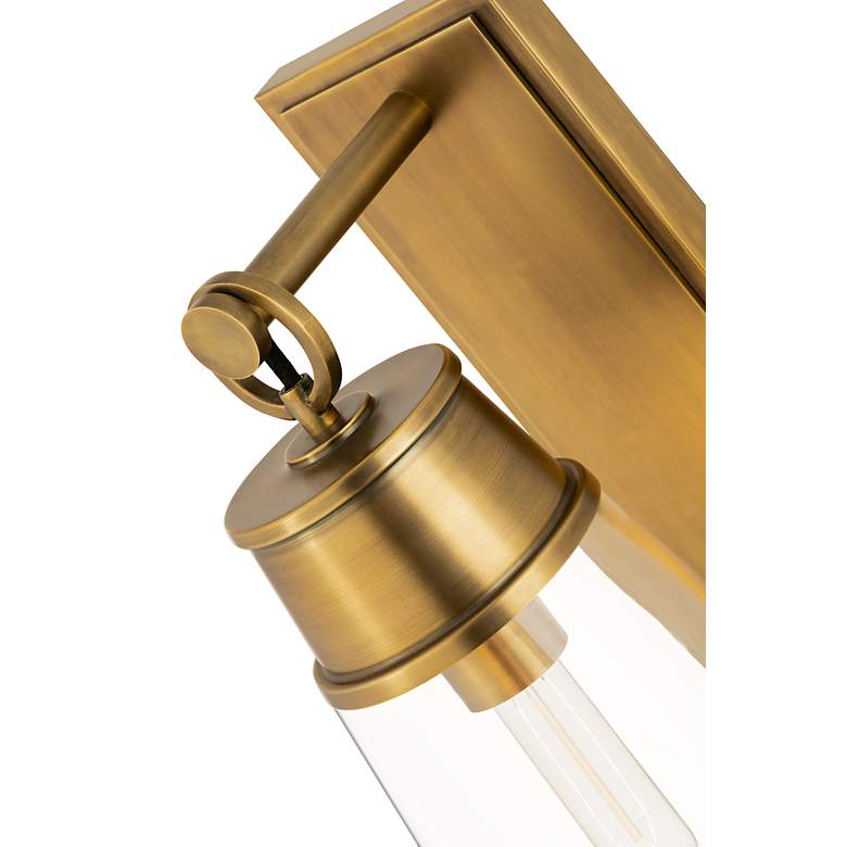 Image 7 Z-Lite Wentworth 1 Light Wall Sconce in Rubbed Brass more views