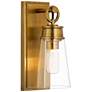 Z-Lite Wentworth 1 Light Wall Sconce in Rubbed Brass