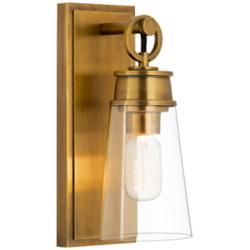 Z-Lite Wentworth 1 Light Wall Sconce in Rubbed Brass