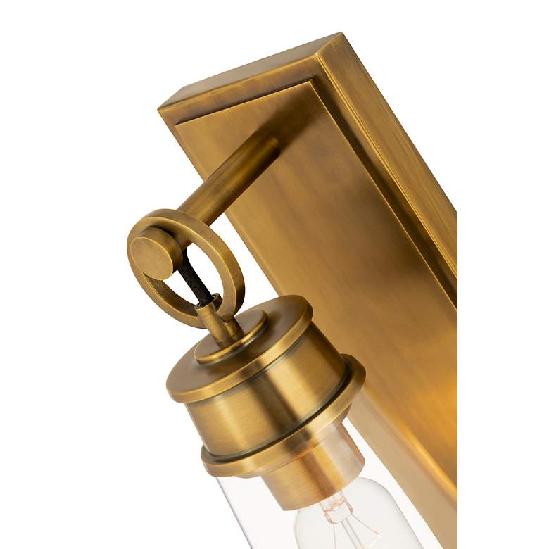 Image 7 Z-Lite Wentworth 1 Light Wall Sconce in Rubbed Brass more views