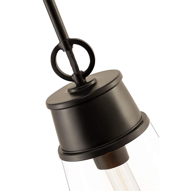 Image 7 Z-Lite Wentworth 7 1/2" Wide Matte Black Mini Pendant more views