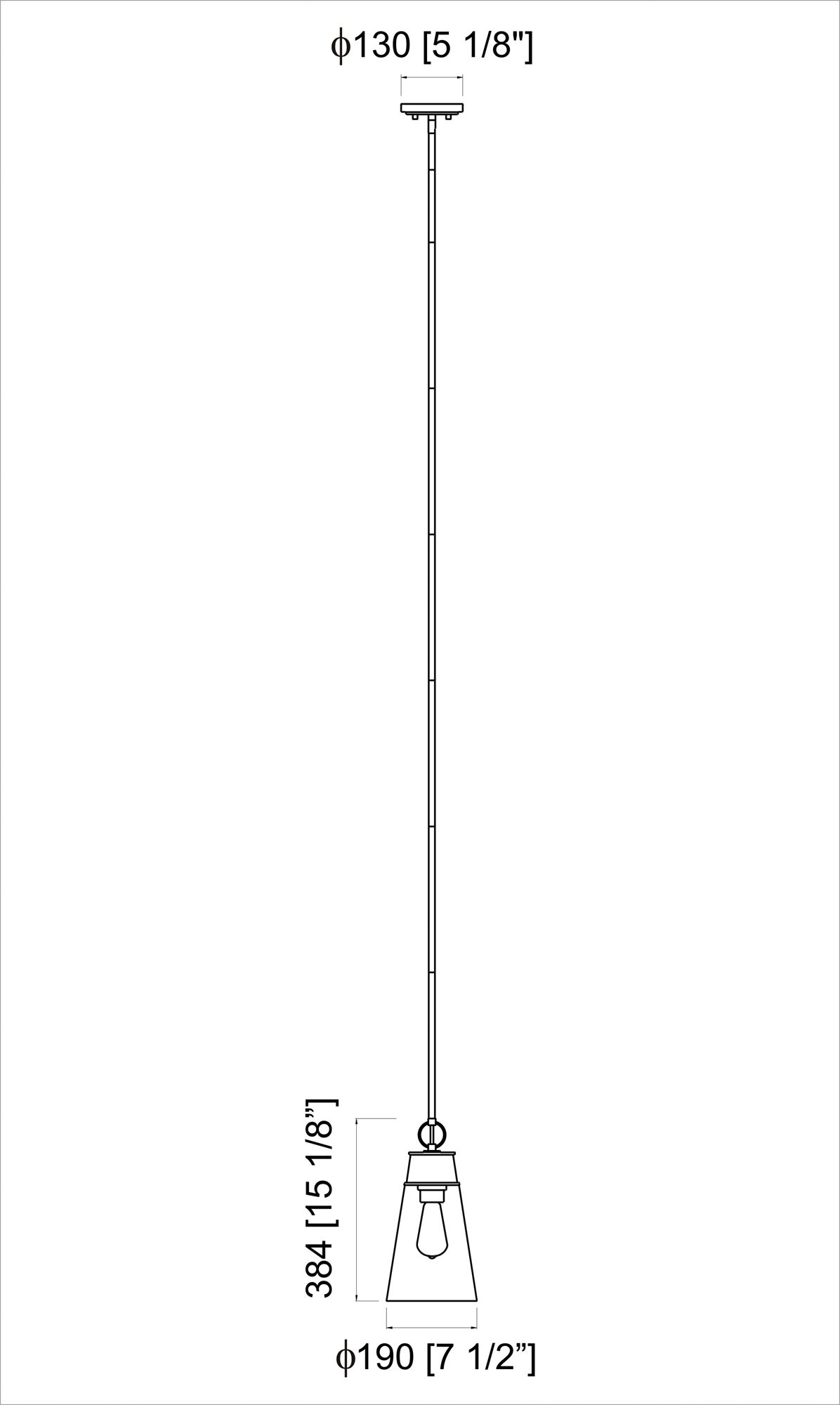 Z-Lite Wentworth 7 1/2" Wide Matte Black Mini Pendant