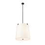 6_Z-Lite Weston 24" Wide Black and White Glass Modern 6-Light Pendant more views