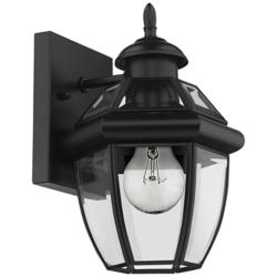 Z-Lite Westover 10 1/2&quot; High Traditional Black Outdoor Wall Light