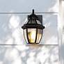2_Z-Lite Westover 10 1/2" High Traditional Black Outdoor Wall Light