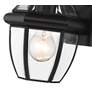 6_Z-Lite Westover 10 1/2" High Traditional Black Outdoor Wall Light more views