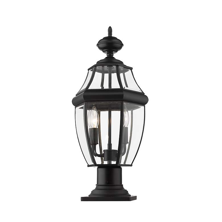 Image 5 Z-Lite Westover 2 Light Black Finish Outdoor Pier Mount Light more views