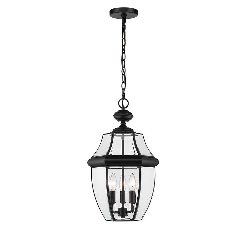 Image 5 Z-Lite Westover 20.8" High Black 3-Light Outdoor Hanging Porch Light more views