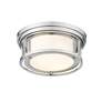 6_Z-Lite Willow 12" Wide Brushed Nickel Ceiling Light more views